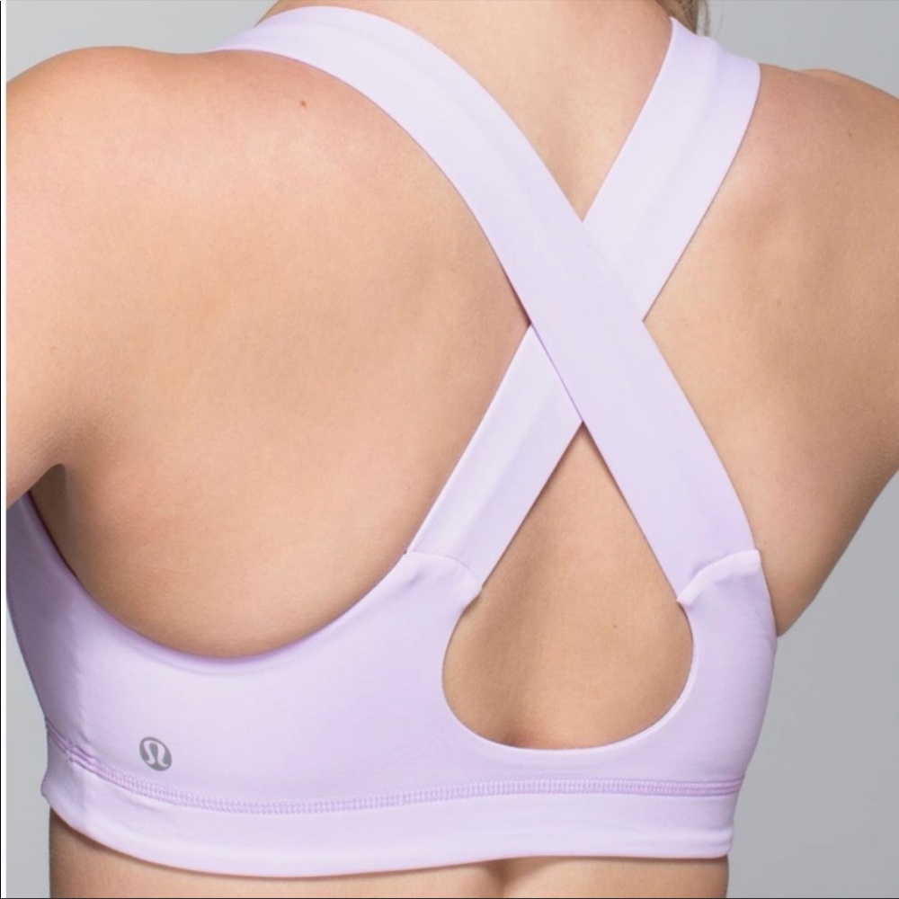 Lululemon All Sport Bra Pretty Purple Women’s Size 6 Athletic Luxtreme Mesh